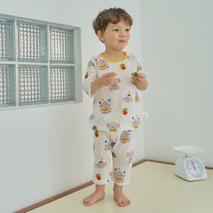 코코엘리 칠부내의 유아 아기 아동 실내복 잠옷 내복 코디아이 25SS