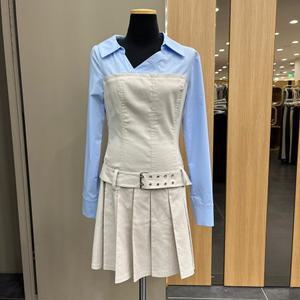 [에고이스트]언발넥뷔스티에형플리츠미니원피스 EQ2WO362