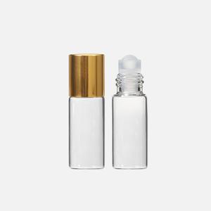 골드 뚜껑 투명 3ml 롤온 향수용기 공병 스프레이 향수병 유리 DIY
