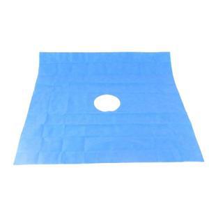케이엠헬스케어 일회용 비멸균 소공포 원형 Tape 없음 발수성 SMS 원단 65x35cm 10cm 500장
