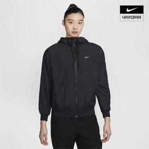 매장정품 나이키 NSW 클래식 우븐 여성 루즈 UV 프로텍션 후드 재킷 점퍼 FV6299 010