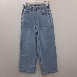 [에꼴리에]라이트블루와이드진  24B3267-1
