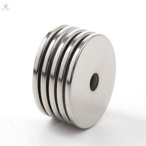 뽀뽀네 네오디뮴 원형사라 자석 5개입 30X3MM   홀10/5  강력자석