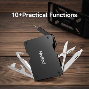 NexTool 다기능 벨트 P50 남성용 허리 버클 수리  스크루 드라이버 가위 파일 병따개 SIM 카드 핀 리무버