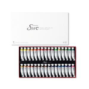 신한 SWC 전문가용 수채화물감 32색세트 15ml
