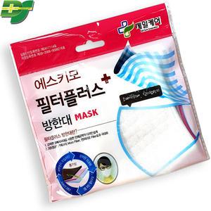 에스키모 필터플러스 방한대 (백색) 마스크 1개