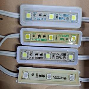 led 3구모듈 간판 엘이디 모듈 방수 dc 디씨 12v 24v 프리볼트 4구