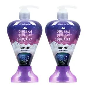 페리오 히말라야 핑크솔트 펌핑치약 바이옴 285g, 2개