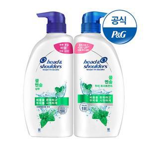 [헤드앤숄더] 쿨멘솔 샴푸 850ml + 트리트먼트 850ml