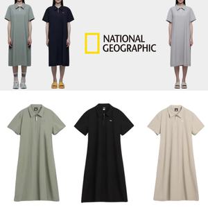 2024 내션널지오그래픽 여성 원피스 데일리 아델리 경량 쿨링 우븐 스트레치 여름 기능성 카라 티셔츠