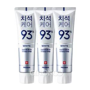 메디안 치석화이트 치약 120g (3입) 1개 미백 치석케어 스테인제거