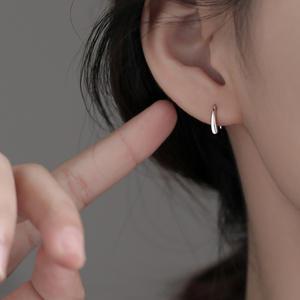 925 실버 물방울 볼드 드롭 은 귀걸이