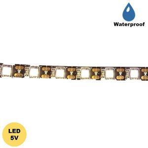 5V 웜화이트 5050-60 LED스트립바 블랙 PCB 방수 IP65 HDL0906 아두이노 dly 본채