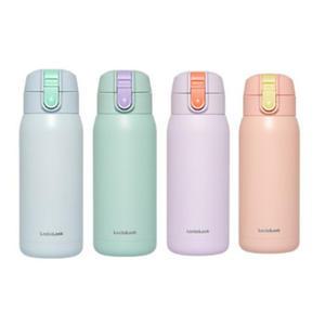 락앤락 텀블러 원터치 스텐 보온보냉 진공 처비 스쿨핏 코튼캔디 텀블러 370ml