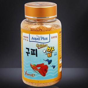 로즈밀 구피사료 골든밥 65G 열대어밥 물고기먹이