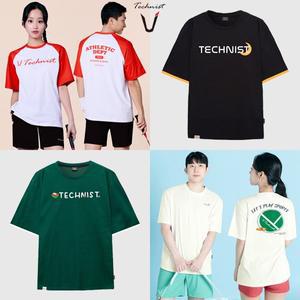 [테크니스트] 티셔츠 배드민턴 반팔티 상의 남성 여성 코튼라이크 오버핏 TCNSTCT01