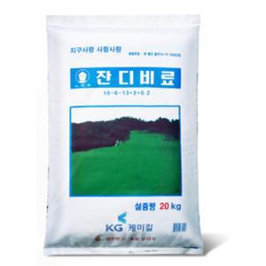 공원 학교 운동장 조경 잔디용 병충해관리 잘녹는 20kg 잔디비료 정원나무 화단
