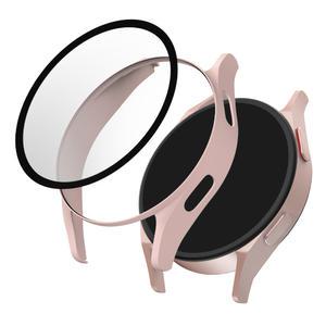 갤럭시워치4 / 워치5 40mm 강화유리 풀커버 케이스 로즈골드