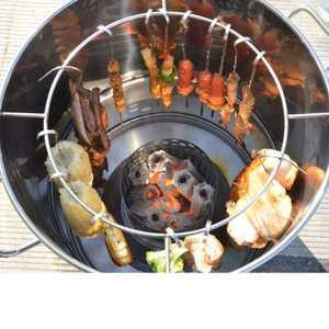 항아리 바베큐 그릴 식당 훈제 치킨 로스트 숯불 화로 화로대(대형)+세트1