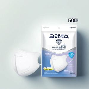 크리넥스 라이트핏 새부리형 쿨 마스크 KF-AD비말차단 대형 중형 소형