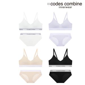 [코데즈컴바인이너웨어](강남점)노와이어 플랙서블 브라세트 4종택1(CCWBR513+CCWBP513)