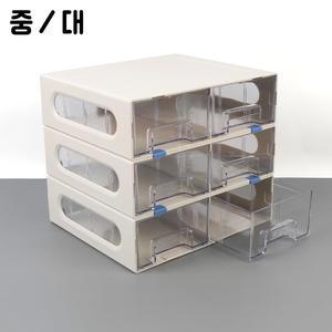 학교 사무실 데스크정리용 6단 서랍정리박스 수납함