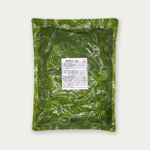 엔엘푸드 할라피뇨II 파우치 2kg 슬라이스 대용량