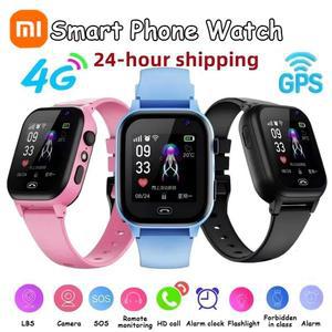 어린이용 스마트 워치, 4G 와이파이, GPS, SOS 위치, 영상 통화, 아날로그 카드, 방수 시계 카메라, 소년 소녀 업그레이드, 새 시계