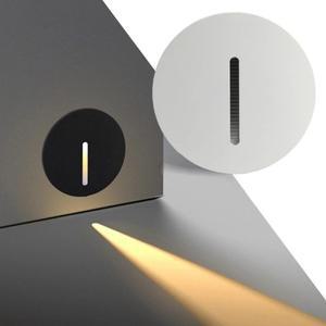 PIR 센서 벽 램프 내장형 단계 조명 + 설치 상자 계단 야간 조명 홈 사다리 복도 Footlight Sconce 3W 알루