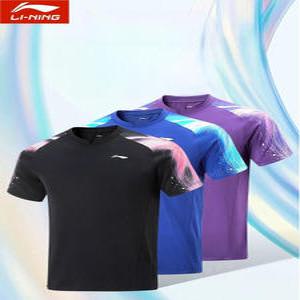 리닝 탁구유니폼 탁구티셔츠 남성 탁구복 상의 바지 세트 구매 가능 남성복 스포츠웨어