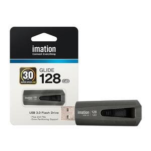 (이메이션) USB메모리 GLIDE 128GBUSB USB 저장장치 이동식 휴대용USB 휴대용 데이터전송 보관 사진USB