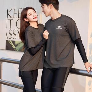 [ 풀 세트 ] 마린웨이브 커플 루즈핏 래쉬가드 스위밍 슈트