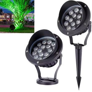 경관조명 정원등 야외 잔디등 LED 조경 조명 12W18W 24W 홍수 스파이크 스포트라이트 DC12V110V 220V 정원