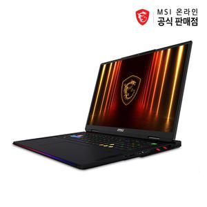 MSI 레이더 18 HX AI A2XWIG-U9 UHD+ Mini LED WIN11 벨류 인텔 U9/RTX5080/32G/2TB/QHD+/Win11