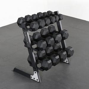 [바디엑스] 트리플 덤벨136kg 정리대 아령 덤벨세트 거치대세트