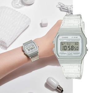백화점AS가능 카시오 투명 전자시계 클리어 디지털 F-91WS-7DF 지코스모 제품 F-91WS-7DF