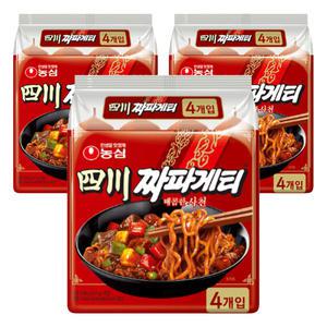 [소비기한 임박] 농심 사천짜파게티, 137g, 12개