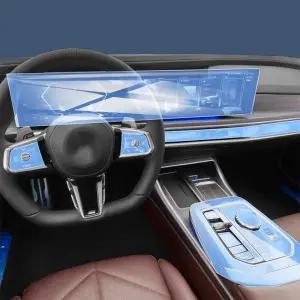 BMW 7시리즈(G70) 실내 보호필름 투명 TPU PPF 보호필름