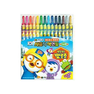 [지구화학]지구 뽀로로 색연필 14색 (샤프식)