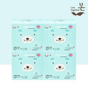 유기농본 뉴본플러스 유기농 생리대 중형 14P, 4팩