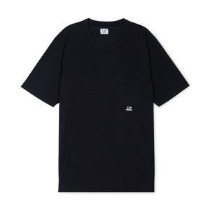 [CP컴퍼니] 남성 로고 블랙 반팔티 16CMTS086A 005431G 999