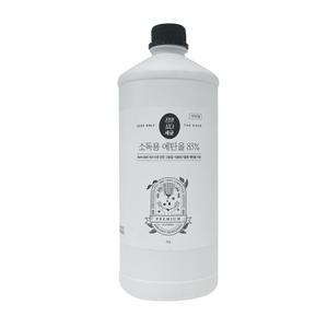 정말싫다세균 식품첨가물용 에탄올 83% 1L/4L 의약외품 대용량