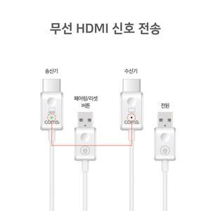 COMS TB717 USB-A HDMI 무선 WIFI 송수신기 케이블 영상 음성 전송