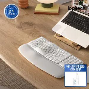 로지텍 코리아 WAVE KEYS FOR MAC 맥용 인체공학 무선 키보드