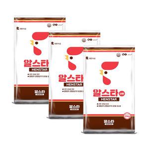 산란용 농협 닭사료 청계 오골계 오리 알스타 20kgx3 새 모이 알잘낳는 가루 대한사료