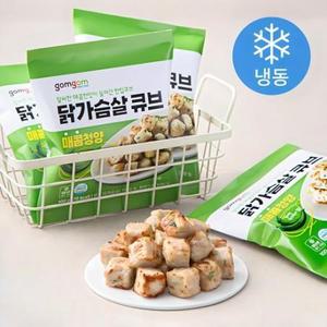 곰곰 닭가슴살 큐브 매콤청양 (냉동), 5개 one option