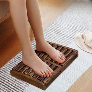 조이는 스틸 지압발판 나무 지압 이중 롤러 아치 마사지기 관리 발바닥롤러 경혈