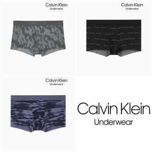 [Calvin Klein Underwear](신세계 사우스시티)CK 25SS 남성 CK 블랙 프린트 드로즈 3종 택1 (NB4061-VRG...