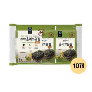 청정원 건강한 올리브유 김 재래김 5g X 90개