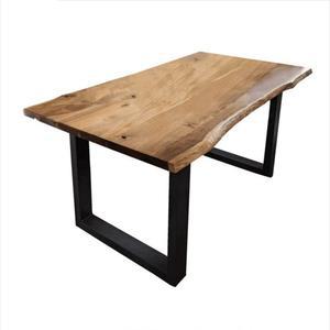 우드슬랩 테이블 커피숍 통원목 160x70x75cm 슬랩 단단한 원목식탁 식당 나무테이블